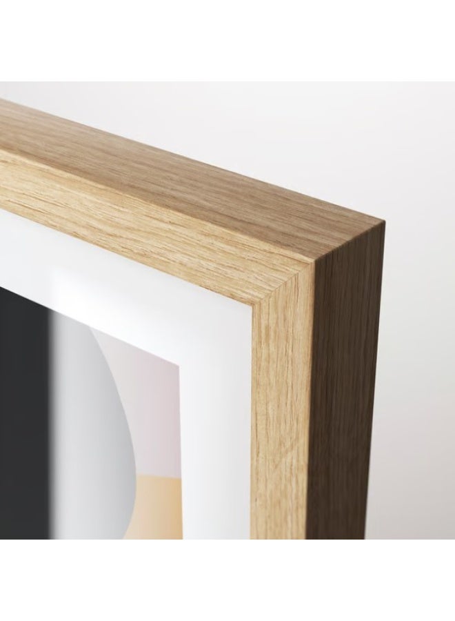 إطار، بتأثير خشب البلوط، 21 × 30 سم - Image 3